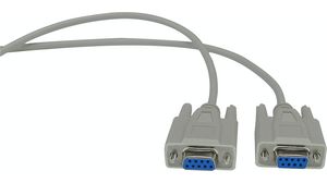 Serial Cable D-SUB 9-Pin Female - D-SUB 9-Pin Female 3m Grey